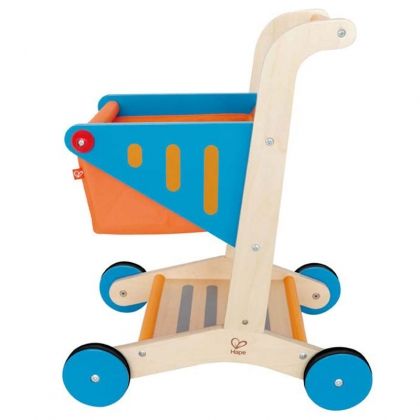 Hape - Дървенa играчка - Количка за пазаруване