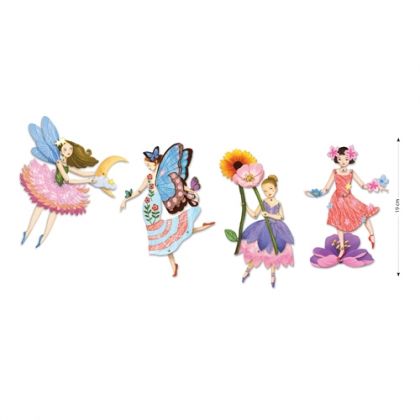 Djeco, движещи, се, феи, кукли, творчески, комплект, оцветяване, рисуване, играчка, играчки, игри, игра