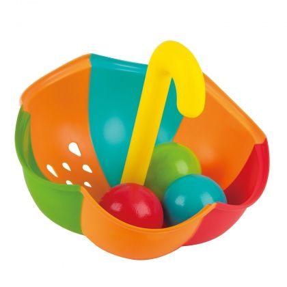 Hape - Играчка за баня разноцветен чадър с топки - E0206_1.jpg