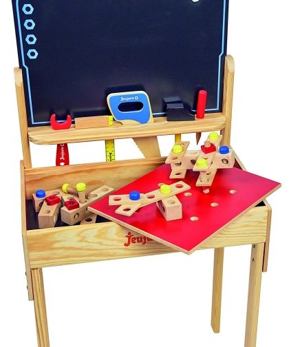 jeujura. дървена, маса, части, чук, отвертка, инструменти, дъска, игра, игри, играчка, играчки