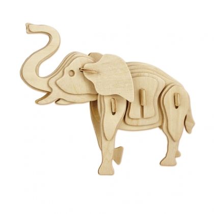 Eichhorn,  Триизмерен,  дървен, пъзел,сафари, слон, натурален, пъзел, дърво, дървен пъзел, конструкция, сглобяване, образователен, творчески