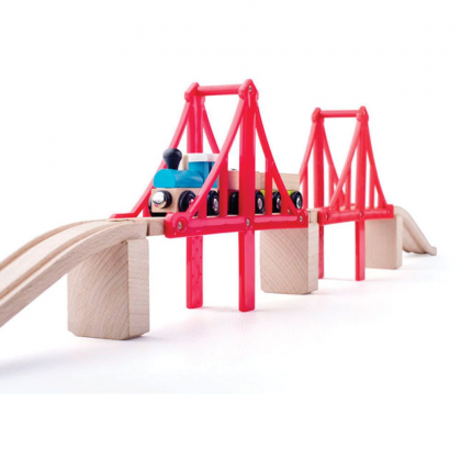 woody, дървен, висящ, мост, релса, релси, влак, влакове, игра, игри, играчка, играчки