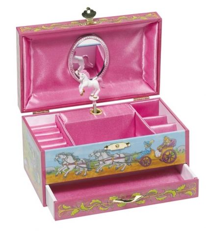 goki, музикална кутия за бижута с чекмедже, еднорог, музикална кутия с балерина, играчка, играчки, игри, игра