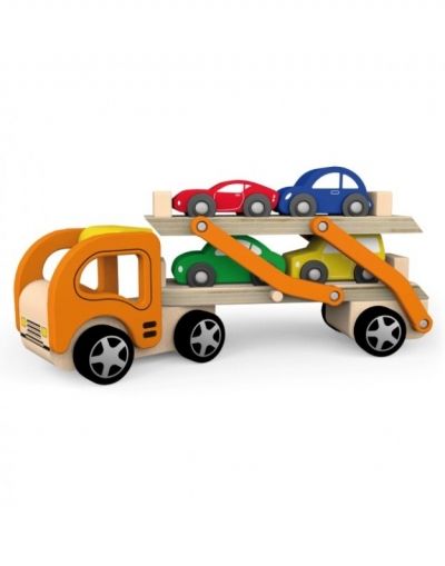 viga, детски, дървен, автовоз, камион, камионче, колички, игра, игри, играчка, играчки
