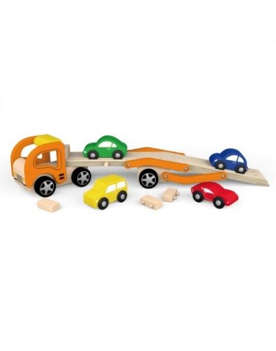 viga, детски, дървен, автовоз, камион, камионче, колички, игра, игри, играчка, играчки