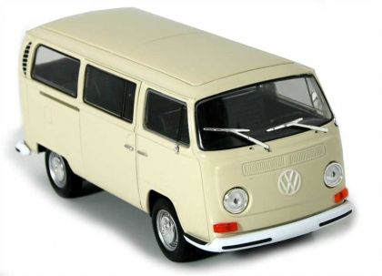 Welly - Метална играчка  Volkswagen Bus T2 (1972)