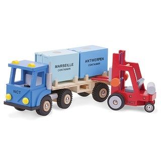 New Classic Toys, играчки за бутане, камиони, товарни камиони, коли, колички, мотокари, дървен мотокар, игра, игри, играчка, играчки	