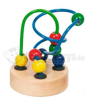 Goki, спирала с топчета, дървена играчка, образователна играчка, лабиринт, играчка, играчки, игри, игра