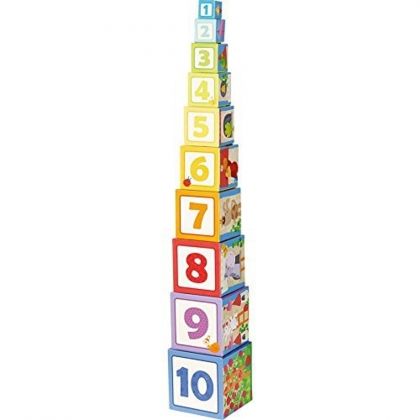 haba, пирамида, от, куб, кубчета, подреждане на кубчета, пъзел, пъзели, картонени, кубче, рапунцел, приказка, цифри, животни, броя, уча, играя, игра, игри, играчка, играчки