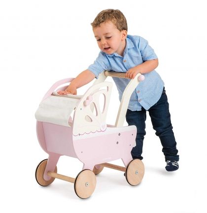 le toy van, дървена количка за кукли, хънибейк, дървена количка, кукли, количка, игра, игри, играчка, играчки