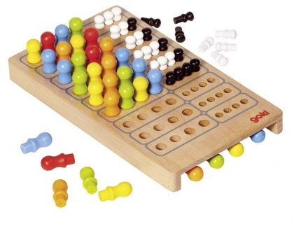 Goki, логическа игра с цветове, бикове и крави, майстор на логиката, играчка, играчки, игри, игра