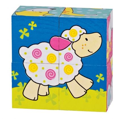 Goki, детски дървени кубчета, Susibelle животни, играчка, играчки, игри, игра пъзел, пъзели, puzzles, пъзелите, пъзели игри