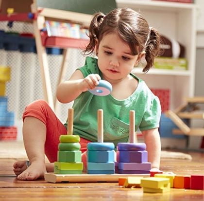 melissa & doug, дървена игра за нанизване, дървена играчка,дърво, геометрични, фигури, форми, дърво, цветове, игра, игри, играчка, играчки