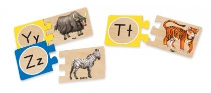 melissa & doug, дървен самокоригиращ се пъзел, английската азбука, английска азбука, дървен пъзел с букви, дървен пъзел, пъзел, пъзели, puzzle, puzzles