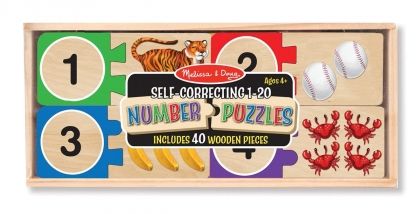 melissa & doug, дървен самокоригиращ се пъзел, цифри, дървен пъзел с цифри, числа, математика, дървен пъзел, пъзел, пъзели, puzzle, puzzles