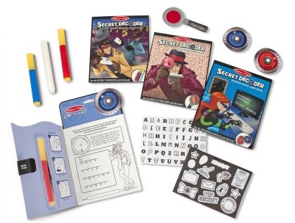 melissa & doug, детективски комплект, таен декодер, детектив, логическо мислене, книжки, игра, игри, играчка, играчки