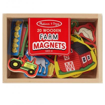 melissa & doug, дървени магнити, ферма, магнит, магнити, магнитни игри, домашни животни, игра, игри, играчка, играчки