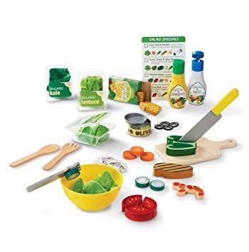 melissa & doug, дървен комплект, направи си салата, салата, направи салата, готвене, зеленчуци, разрязване, игра, игри, играчка, играчки