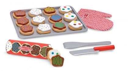 melissa & doug, дървен комплект, направи си бисквити, бисквити, направи си сладки, сладки, печене, бисквитки, глазура, готвене, игра, игри, играчка, играчки
