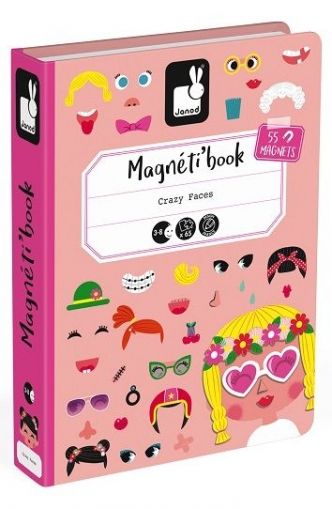 janod, магнитна, книга, магнитна книга, магнитна игра, смешни лица на момичета, смешни физиономии, смешни лица, момичета, игра, игри, играчка, играчки