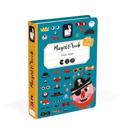 janod, магнитна, книга, магнитна книга, магнитна игра, смешни лица на момчета, смешни физиономии, смешни лица, момчета, игра, игри, играчка, играчки