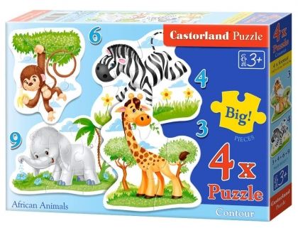 Castorland, животни, диви животни, Африка, пъзели, puzzle, puzzles, пъзелите, пъзели
