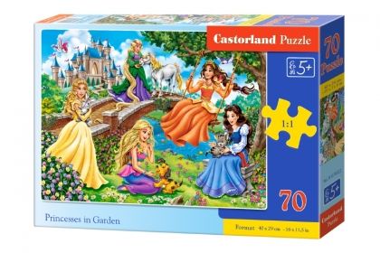 Castorland, принцеса, принцеси, градина, цветна градина, цветя, пъзели, puzzles, пъзелите, пъзели