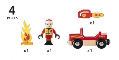 brio, дървена играчка, пожарникарски комплект, пожарникар, пожар, дървен комплекта, игра, игри, играчка, играчки