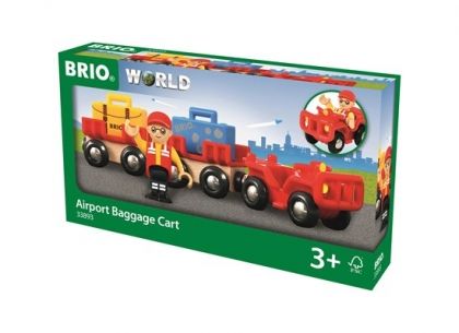 brio, количка за багаж, количка, багаж, влакче, летище, игра, игри, играчка, играчки