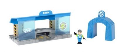 brio, сервиз за влакове с жп линия, сервиз, релси, влак, влакове, тунел, игра, игри, играчка, играчки