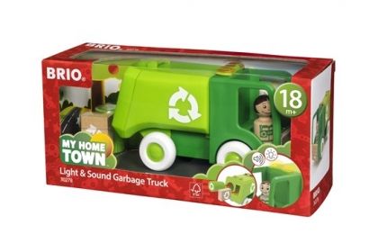 brio, боклукчийски камион, светлина и звук, боклук, камион, камионче, звук, светлина, отпадъци, игра, игри, играчка, играчки