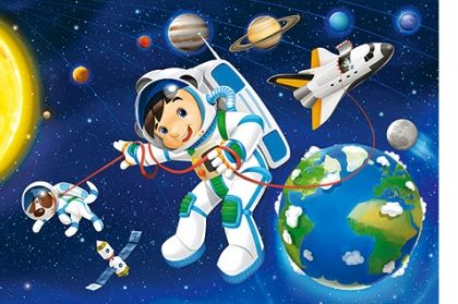 Castorland, космос, космонавт, космонавти, пъзел, пъзели, puzzles, puzzle, пъзелите, пъзели