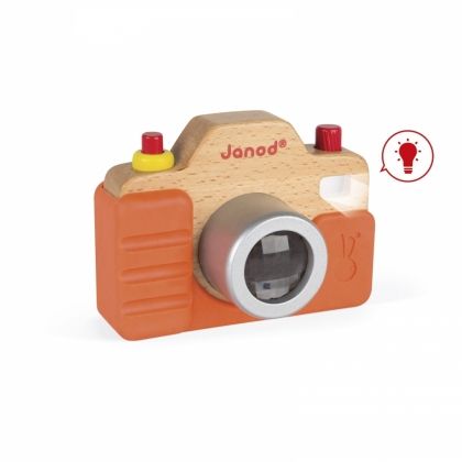 Janod, фотоапарат със звук, фотоапарат, снимки, правене на снимки, игра, игри, играчка, играчки 