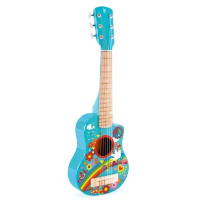 hape, дървена китара, силата на цветята, китара, укулеле, музикален инструмент, музикална играчка, музика, игра, игри, играчка, играчки