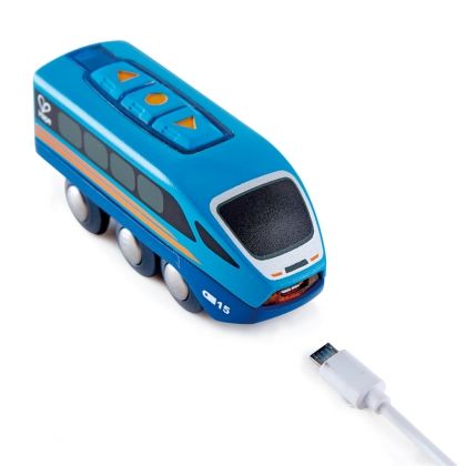 hape, влакче с дистанционно управление, мобилно приложение, влакче, дистанционно, управление, влак, влакове и релси, игра, игри, играчка, играчки