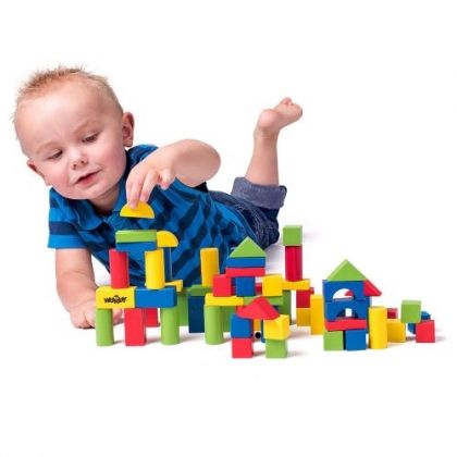woody, дървени цветни блокчета в кофа-сортер, дървени цветни блокчета, дървени блокче, блокче, блокчета, сортер, кубчета, форми, цветове, сортиране, сглобяване, подреждане, игра, игри, играчка, играчки