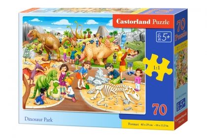 castorland, детски пъзел, динозавърски парк, динозаври, динозавър, парк, картина, забавен пъзел, пъзел, пъзели, puzzle, puzzles