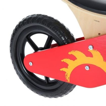 Classic World - Дървено колело за баланс - Червено 