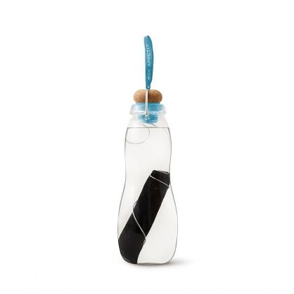 Black+Blum, стъклена бутилка за вода с активен въглен, активен въглен, стъклена бутилка, стъклено шише. бутилка за вода, бутилка, бутилки, стъкло, стъклена, зелена