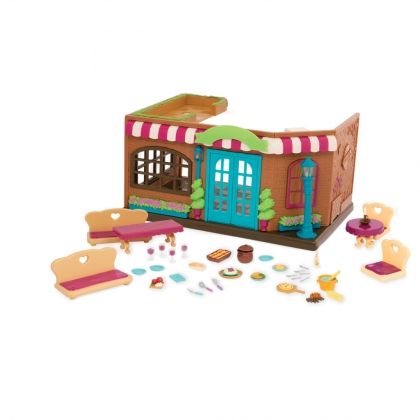 li`l woodzeez, комплект за игра, ресторант, ресторантче, заведение, храна, ястия,  игра, игри, играчка, играчки