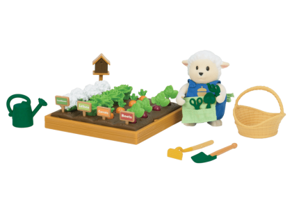 li`l woodzeez, комплект за игра, в градината, градина, зеленчуци, градинар, овца, овчица, игра, игри, играчка, играчки