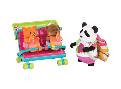 li`l woodzeez, комплект за игра, пандата детегледачка, панда, детегледачка, мечета, бебета, игра, игри, играчка, играчки