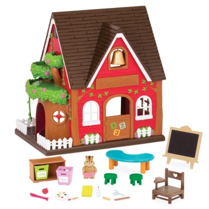 li`l woodzeez, комплект за игра, класна стая, училище, учене, къща, къщичка, игра, игри, играчка, играчки