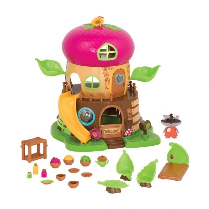 li`l woodzeez, комплект за игра, къщичка жълъд, жълъд, къщичка, обзавеждане, стаи, стая, спалня, кухня, игра, игри, играчка, играчки