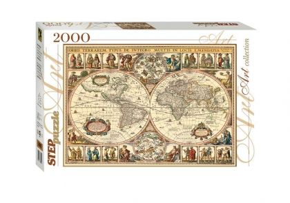 step puzzle, детски пъзел, картина, историческа карта на света, карта на света, историческа карта, географска карта, историческа географска карта, география, история, пъзел, пъзели, puzzle, puzzles