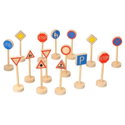 Goki , дървена играчка, пътни знаци, образователна играчка, играчка, играчки, игри, игра 