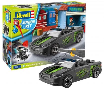 Revell, сглобяем модел, джуниър комплект, спортна кола, състезателна кола, кола за сглобяване, сглобяема играчка, играчка за сглобяване, игра, игри, играчка, играчки 