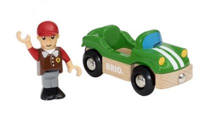 brio, дървен комплект, състезателна кола, състезател, спортна кола, дървена кола, дървена количка, състезание, игра, игри, играчка, играчки