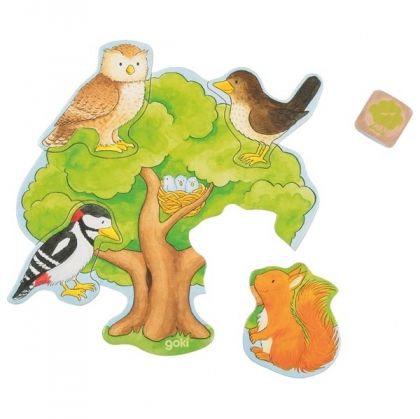 goki, дървена пъзел игра, пъзел игра, дървена игра, дървен пъзел, кой къде живее, животни, животинки, пъзел, пъзели, puzzle, puzzles