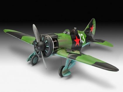 Revell, сглобяем модел, самолет поликарпов И-16, самолет, изтребител, сглобяем изтребител, изтребител за сглобяване, играчка за сглобяване, самолет от Втората световна война, руски самолет, игра, игри, играчка, играчки 